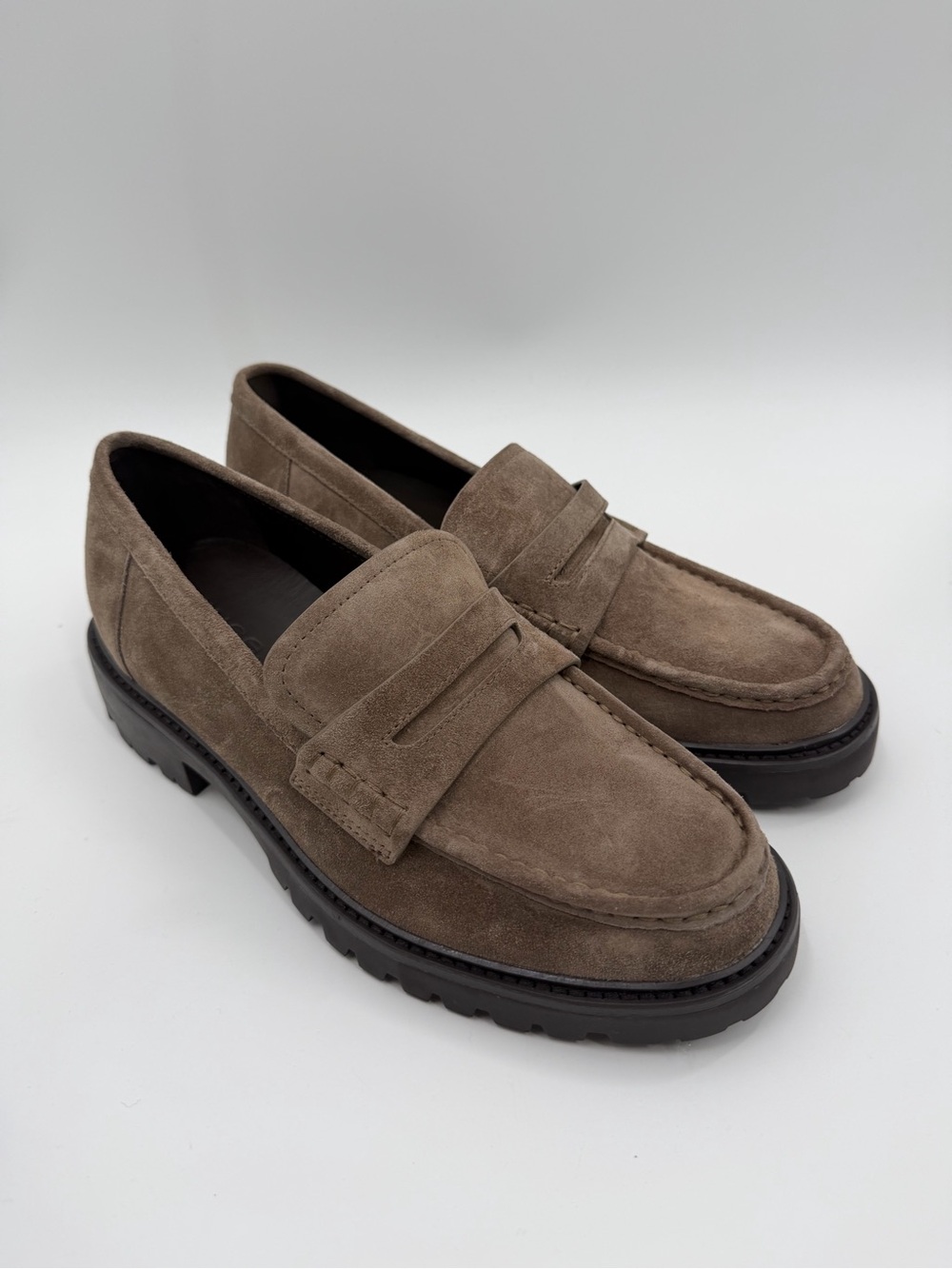 Vince Delmore Suede Lug Sole Loafer